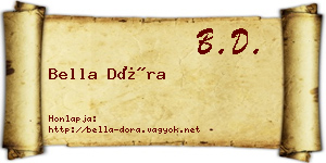 Bella Dóra névjegykártya
